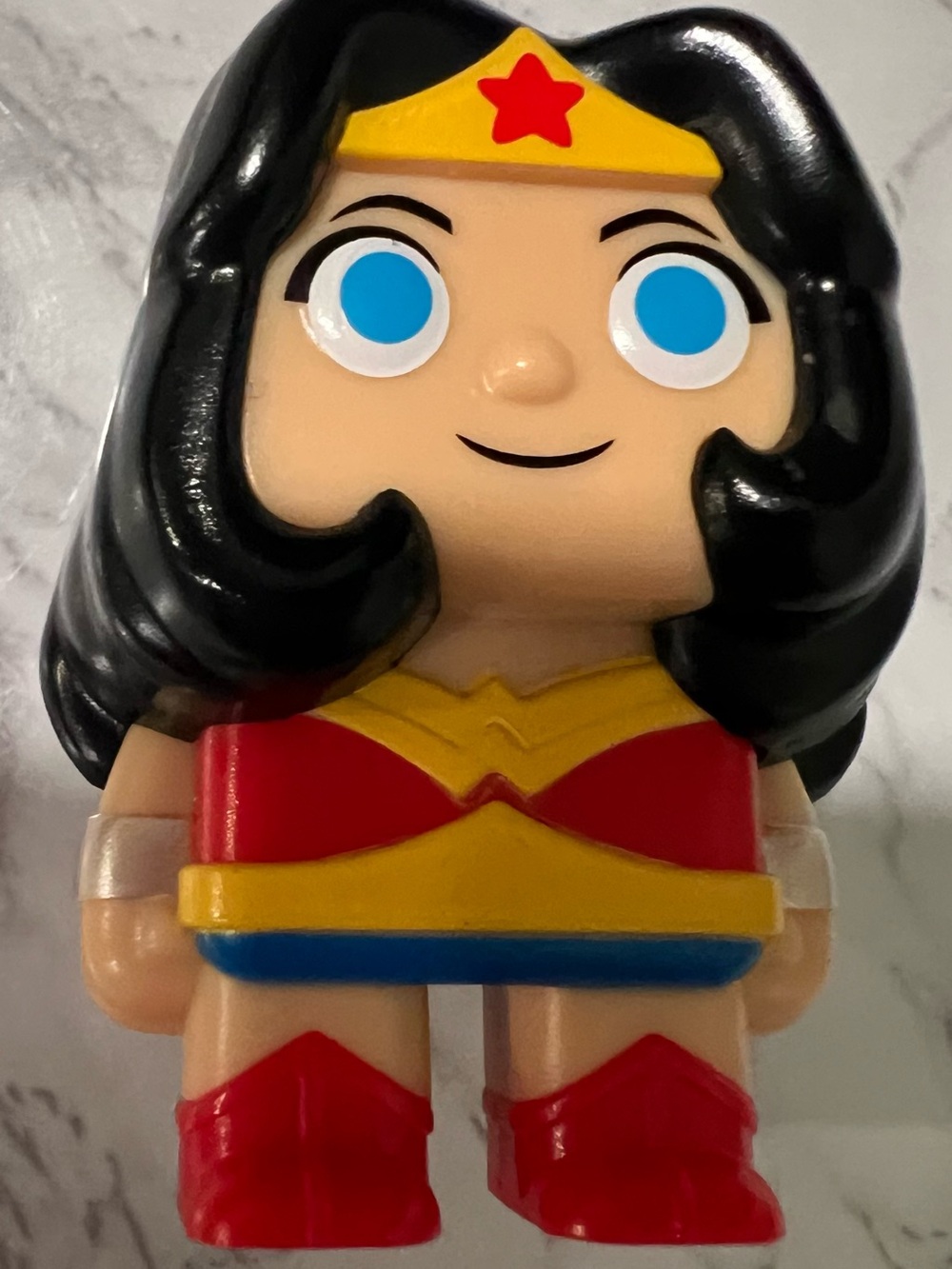 Wonder Woman Style Girls' Red & Blue Figure Toy - Kids Toys